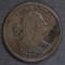 1804 SPIKED CHIN HALF CENT VF