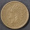 1860 ROUND BUST INDIAN HEAD CENT  XF