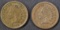 1862 & 63 INDIAN HEAD CENTS  XF