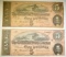 (2) $5 CONFEDERATE NOTES T-69  NICE!