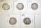 LOT OF 5 MIXED DATE QUARTERS: