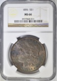 1896 MORGAN DOLLAR  NGC MS-66