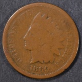 1869/9 INDAN HEAD CENT GOOD