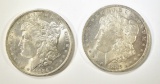 2-CH BU+ MORGAN DOLLARS 1884-O & 85-O