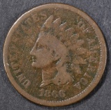 1866 INDIAN HEAD CENT  VG