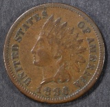1886 T-1 INDIAN HEAD CENT  VF/XF
