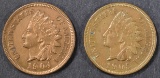 1904 & 05 INDIAN HEAD CENTS  CH UNC