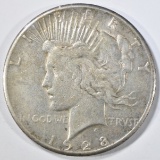 1928 PEACE DOLLAR  XF  KEY COIN