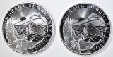 2-2021 ARMENIA  1oz .999 SILVER NOAH'S ARK COINS