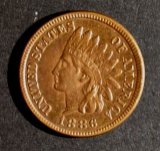 1886 T-1 INDIAN CENT XF