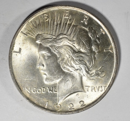 1922 PEACE DOLLAR CH BU