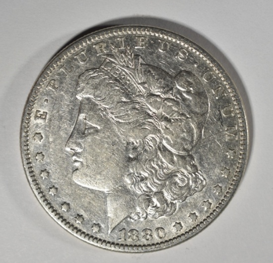 1880-O MICRO O MORGAN DOLLAR XF+