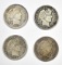 LOT OF 4 BARBER DIMES