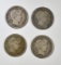 LOT OF 4 BARBER DIMES: