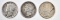 1916-S XF, 1917-S & 1918 XF/AU MERCURY DIMES