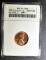 1959-D/D/D LINCOLN CENT  ANACS MS-64 RED