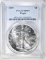 1989 AMERICAN SILVER EAGLE PCGS MS-69