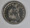 1856 LG DATE SEATED LIBERTY DIME  CH AU