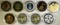 LOT OF 9 MILITARY CHALLENGE COINS