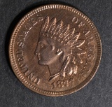 1877 INDIAN HEAD CENT  CH UNC