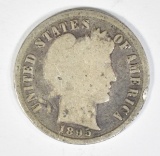 1895 BARBER DIME  GOOD