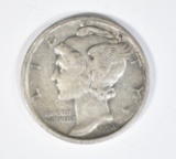 1924-D MERCURY DIME  AU