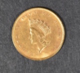 1855 TYPE 2 GOLD DOLLAR  CH BU