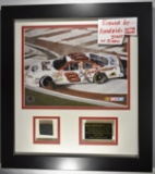 2001 DALE EARNHARDT JR. CAR PHOTO AND TIRE PIECE