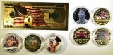 SPORTS NOVELTY COINS & BANK NOTE: