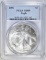 2002 AMERICAN SILVER EAGLE PCGS MS-69