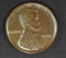 1914-S LINCOLN CENT  CH AU  CLEANED