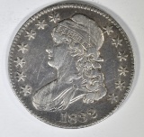 1832 BUST HALF DOLLAR  AU  LIGHT SURFACE SCRATCHES