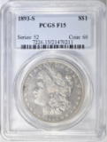 1893-S MORGAN DOLLAR  PCGS F-15