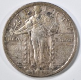 1919 STANDING LIBERTY QUARTER  XF/AU