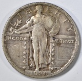 1920 STANDING LIBERTY QUARTER  ORIG AU