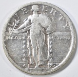 1921 STANDING LIBERTY QUARTER  VF/XF