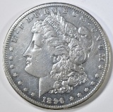 1896-S MORGAN DOLLAR  NICE AU