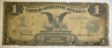 1899 DATE ABOVE $1.00 BLACK EAGLE SILVER CERT