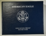 2010-W PROOF AMERICAN SILVER EAGLE ORIG BOX/COA