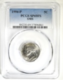 1994-P JEFFERSON NICKEL  PCGS SP-69 FS SMS