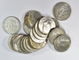 $10 FACE VALUE 40% SILVER HALVES