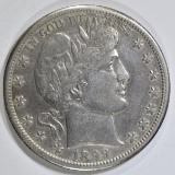 1899-S BARBER HALF DOLLAR AU