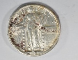 1924 STANDING LIBERTY QUARTER, AU