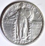 1927-S STANDING LIBERTY QUARTER XF/AU