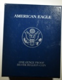 2004-W PROOF AMERICAN SILVER EAGLE ORIG BOX/COA