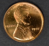 1915 LINCOLN CENT  CH BU RED