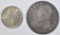 LOT OF 2 TYPE COINS: