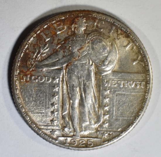 1925 STANDING LIBERTY QUARTER AU/BU