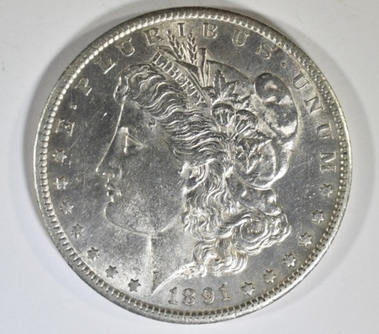 1891-S MORGAN DOLLAR BU