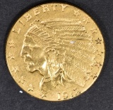 1912 GOLD $2.5 INDIAN  CH BU